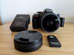 Nikon D5200 + Fisheyelens, TV, Hi-fi & Vidéo, Appareils photo numériques, Reflex miroir, Enlèvement, Utilisé, Nikon