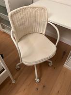 Bureelstoel wit landelijk, Ophalen, Zo goed als nieuw, Wit, Bureaustoel