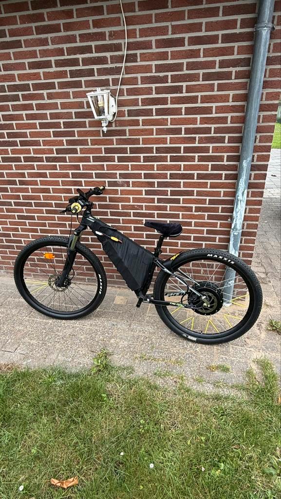 Ebike conversion kit 72v 3000w 80+km/u, Fietsen en Brommers, Elektrische fietsen, Zo goed als nieuw, Giant, 50 km per accu of meer