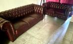 Fauteuil chesterfield simili cuir, Huis en Inrichting, Fauteuils, Ophalen, Overige materialen, Chesterfield, 125 cm of meer