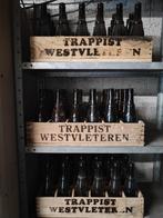 Westvleteren Trappist, 3 lege bakken + flesjes, Collections, Marques de bière, Bouteille(s), Enlèvement ou Envoi