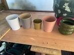 Bloempotten, Tuin en Terras, Bloempotten, Ophalen, Overige materialen, Gebruikt, Rond