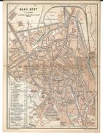 1894 - Gent Stadsplan, Antiquités & Art, Envoi
