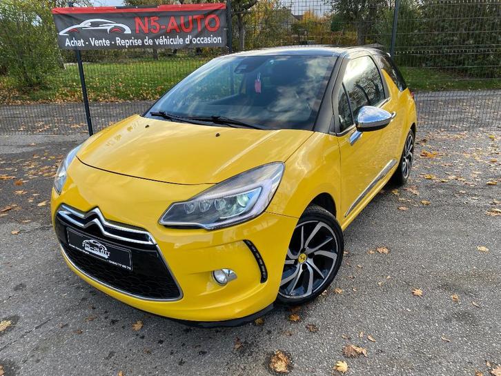 Citroen DS3 1.6 HDI * SPORT * CLIM * GPS *, Auto's, Citroën, Bedrijf, DS3, Bluetooth, 3 deurs, Zwart, Zwart, Ophalen