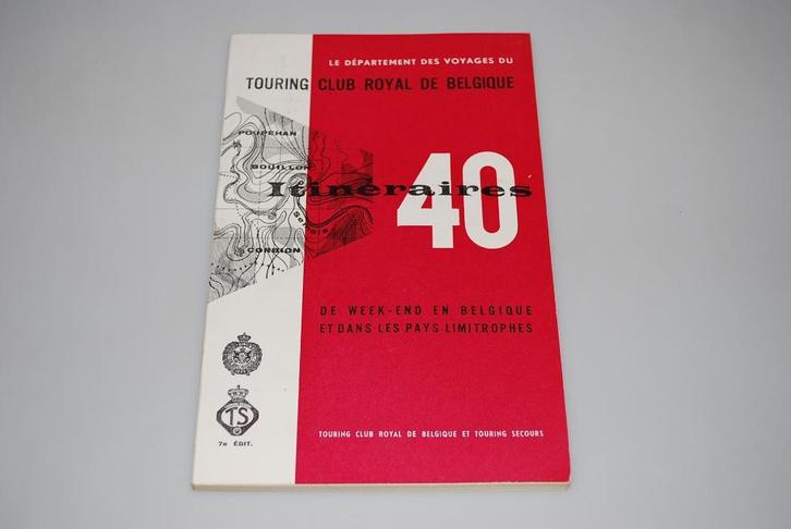 40 itinéraires de week-end en Belgique Touring Club TCB RARE, Livres, Livres régionalistes & Romans régionalistes, Utilisé, Enlèvement ou Envoi