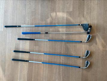 mkids pro blauw golfset, Enlèvement, Utilisé, Sac