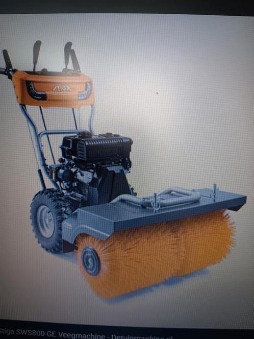 Stiga veegmachine, Tuin en Terras, Veegmachines, Nieuw, Ophalen
