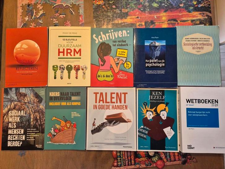 Verschillende schoolboeken sociaal werk, Boeken, Schoolboeken, Zo goed als nieuw, Ophalen of Verzenden