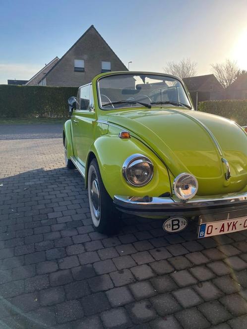 VW Kever 1303 old timer cabrio 1974, Auto's, Oldtimers, Particulier, Volkswagen, Benzine, Cabriolet, 3 deurs, Handgeschakeld, Groen