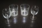 4 borrelglazen, Collections, Enlèvement, Comme neuf, Verres et Verres à shot