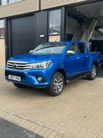 Toyota Hilux Double Cab in opvallend blauw., Auto's, Automaat, 4 deurs, Stof, Zwart