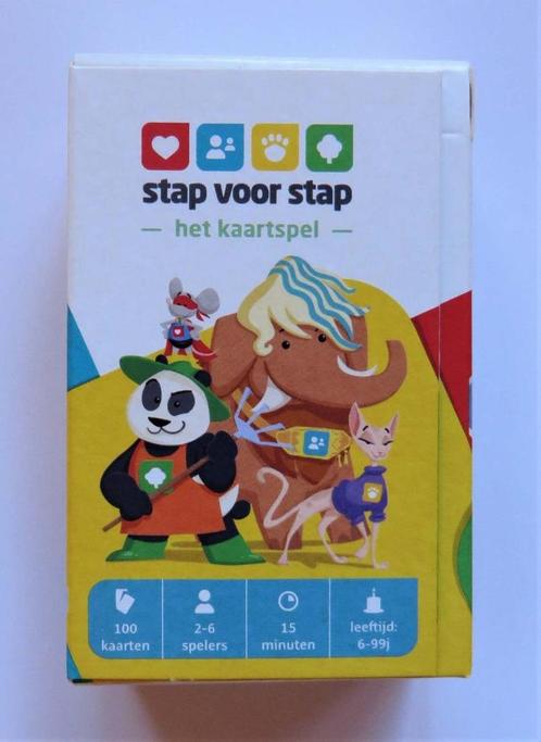 Stap Voor Stap kaartspel, Hobby & Loisirs créatifs, Jeux de société | Jeux de cartes, Neuf, Cinq joueurs ou plus, Enlèvement ou Envoi