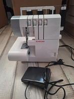 Overlock singer met draagtas en boek, Hobby en Vrije tijd, Naaimachines en Toebehoren, Ophalen, Zo goed als nieuw, Singer
