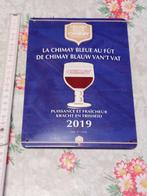 Jolie plaque Chimay originale de 2019 non émaillée, Comme neuf, Enlèvement ou Envoi, Panneau publicitaire