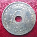 1922 25 centimes FR, Timbres & Monnaies, Monnaies | Belgique, Envoi, Monnaie en vrac, Métal