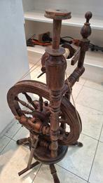 Antiek spinnewiel, Hobby en Vrije tijd, Spinnewielen en Spinnen, Ophalen, Spinnewiel