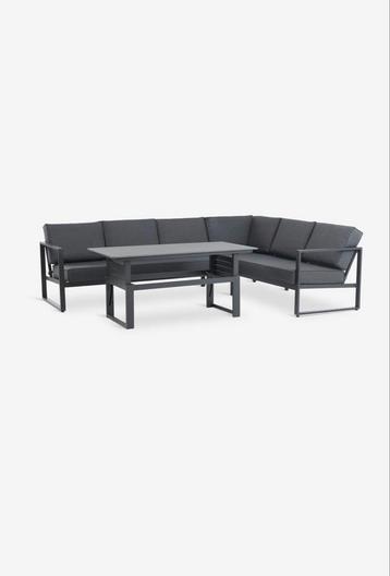 Nieuwe loungeset met verstelbare tafel in hoogte beschikbaar voor biedingen