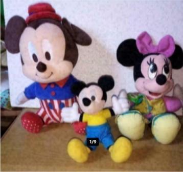 Disney knuffels - ook speciale, 1-3€/stuk, Enlèvement ou Envoi, Mickey Mouse, Utilisé, Peluche