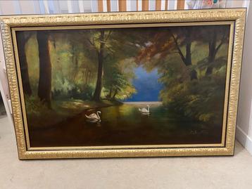Schilderij van Piet Bouwter circa 1940 beschikbaar voor biedingen