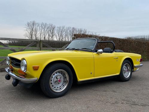 Triumph TR6 - roestvrij - Top staat, Auto's, Triumph, Bedrijf, Te koop, TR6, Benzine, Cabriolet, 2 deurs, Handgeschakeld, Overige kleuren