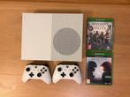 Xbox One S met controllers, Halo 5 en Assanssins Creed Unity, Enlèvement, Avec 2 manettes, Xbox One