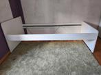 Cadre de lit, Ophalen, 90 cm, Eenpersoons, Wit
