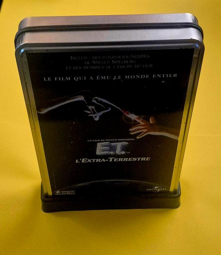 K7 VHS - E.T L'extra terrestre - Boîtier métal - Culte 1982, Cd's en Dvd's, VHS | Film, Gebruikt, Actie en Avontuur, Alle leeftijden