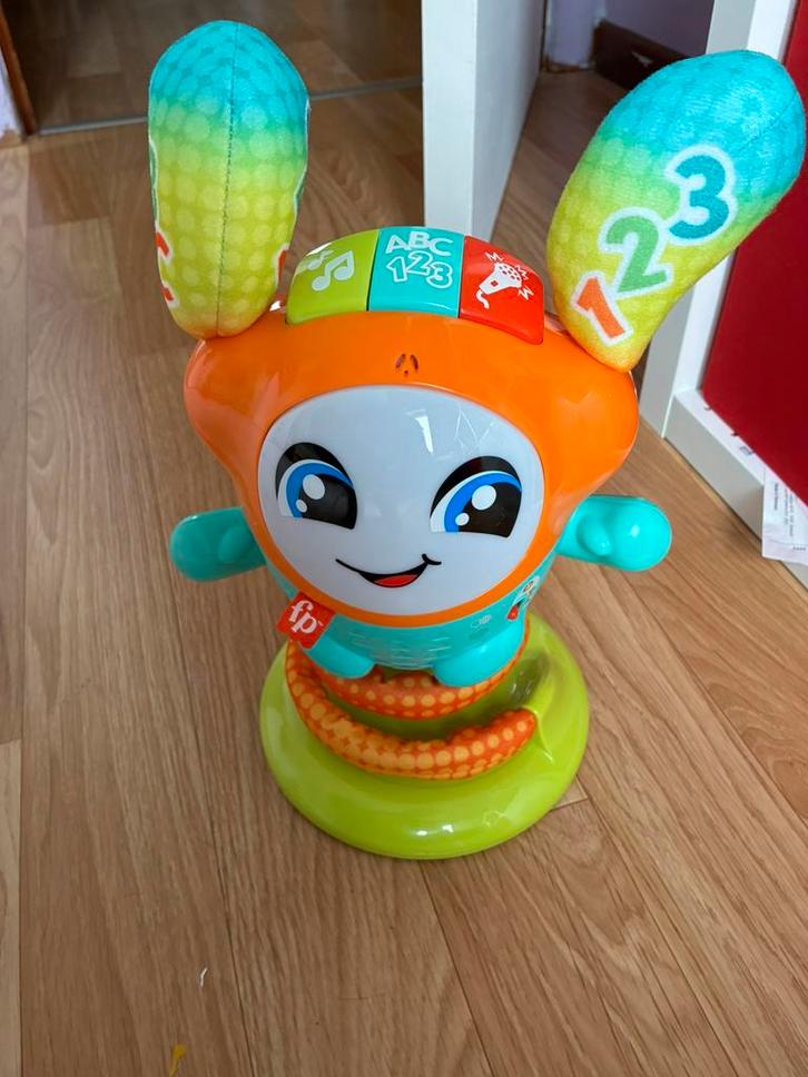Fisher price dj bouncin beats, Kinderen en Baby's, Speelgoed | Vtech, Zo goed als nieuw, Ophalen