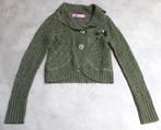 Donkerkaki bolero van CKS – maat 128 (8 jaar), Meisje, Cks, Overhemd of Blouse, Ophalen of Verzenden