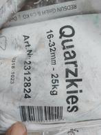 Quarzkies 16/32 (kwartskies of kwartsgrind of rolgrind), Tuin en Terras, Ophalen, Beige, Zo goed als nieuw, Grind