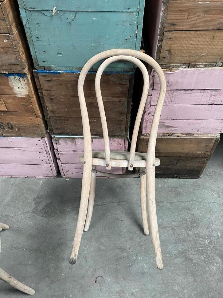 Chaises vintage de style Thonet — Bois clair, Maison & Meubles, Chaises, Utilisé, Deux, Bois, Tissus, Brun, Enlèvement