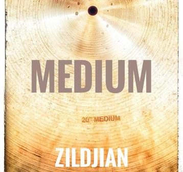 Zildjian MEDIUM cymbals pre-owned/vintage 16"-22" beschikbaar voor biedingen