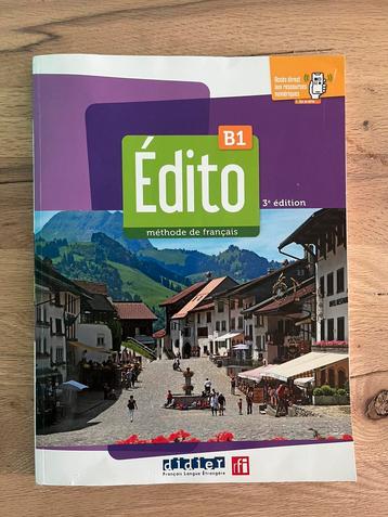 Édito B1 - 3e édition livre de l'élève + didierfle.app beschikbaar voor biedingen