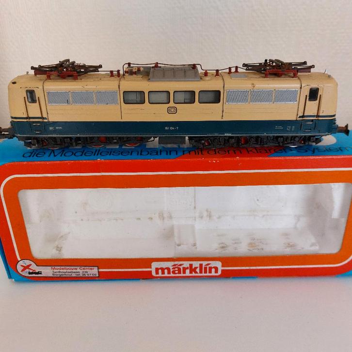3058 MÄRKLIN HO- E-Lok serie 151/E-Loco OVP (E2500583), Hobby en Vrije tijd, Modeltreinen | H0, Gebruikt, Locomotief, Wisselstroom