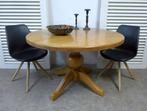 Prachtige ronde eiken tafel 120 cm, Huis en Inrichting, Ophalen, Zo goed als nieuw, 100 tot 150 cm, 100 tot 150 cm
