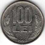 Roemenië : 100 Lei 1992 Voorzijde A , Rechte 9  KM#111  Ref, Postzegels en Munten, Ophalen of Verzenden, Overige landen, Losse munt