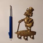 Messing kapstok Dagobert Duck , Walt Disney, Verzamelen, Disney, Ophalen of Verzenden, Gebruikt