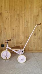 Banwood Trike Driewieler Met Mandje & duwstang | Roze, Ophalen, Zo goed als nieuw, Banwood, Duwstang