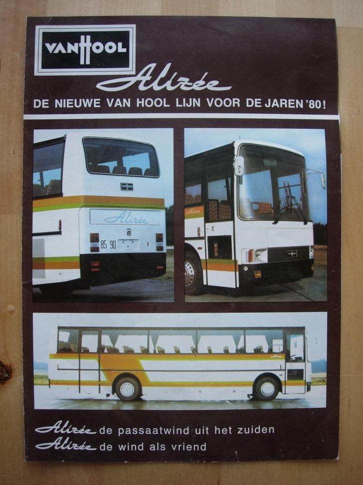 Van Hool Alizee Bus Brochure 1979, Boeken, Auto's | Folders en Tijdschriften, Zo goed als nieuw, Overige merken, Ophalen