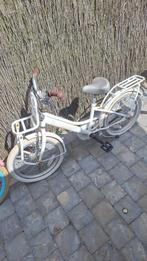 Witte Kinder fiets, Fietsen en Brommers, Fietsen | Vouwfietsen, Ophalen, Gebruikt, Dames, 14 tot 16 inch