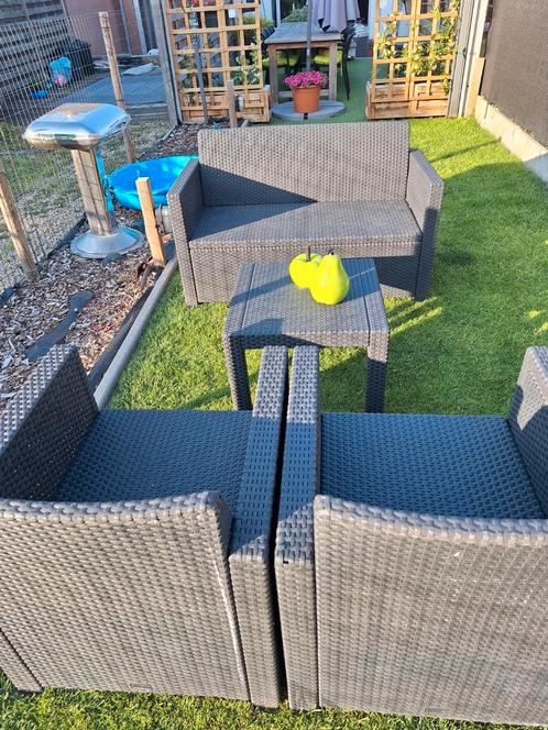 Te koop Loungeset als NIEUW, Tuin en Terras, Tuintafels, Zo goed als nieuw, Ophalen