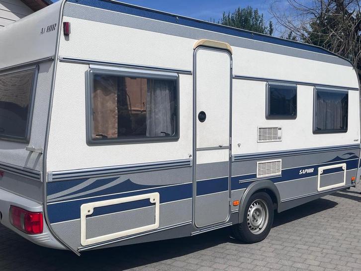 Fendt saphir, Caravans en Kamperen, Caravans, Bedrijf, tot en met 4, 1250 - 1500 kg, Rondzit, Fendt, Hefbed, Vast bed, 5 tot 6 meter