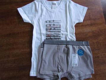 Chemise et slip Absorba 8 ans, Neuf, Garçon, Enlèvement ou Envoi, Vêtements de nuit ou Sous-vêtements