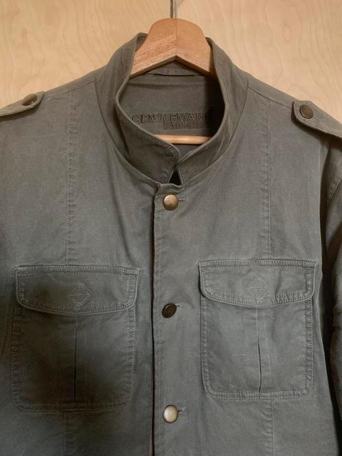 Kaki militaire safarijas XL 54, Kleding | Heren, Kostuums en vesten, Gedragen, Maat 52/54 (L), Overige kleuren, Ophalen of Verzenden