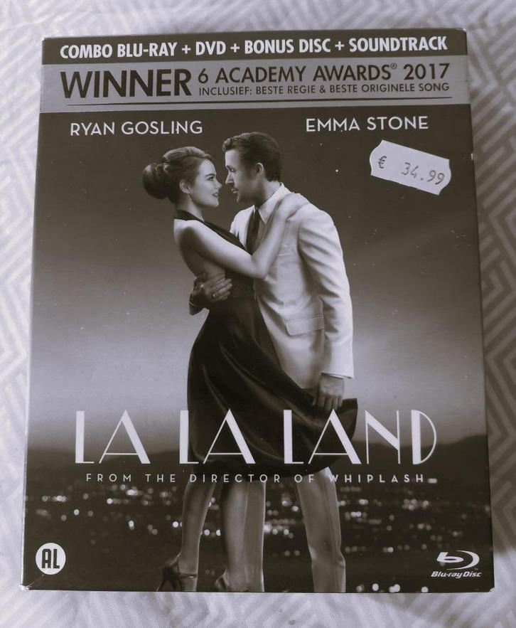 Blu Ray La La Land combo box, Cd's en Dvd's, Blu-ray, Zo goed als nieuw, Klassiekers, Ophalen