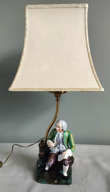 Vintage leeslamp Zittende Schrijver	 beschikbaar voor biedingen
