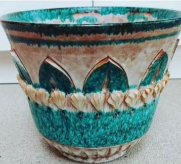 Vintage bloempot Made in Italy grote maat beschikbaar voor biedingen