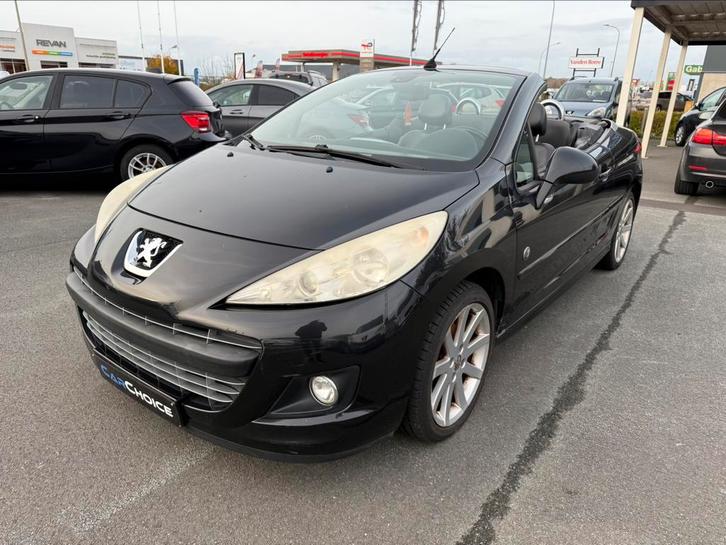 Peugeot 207 Cabrio 1.6i export, Auto's, Peugeot, Bedrijf, Te koop, Benzine, Cabriolet, 3 deurs, Zwart, Leder, Ophalen