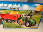 Tracteur Playmobil avec remorque 6130, Comme neuf, Ensemble complet, Enlèvement