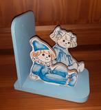 Kleine blauwe boekensteunen, Kinderen en Baby's, Ophalen, Gebruikt